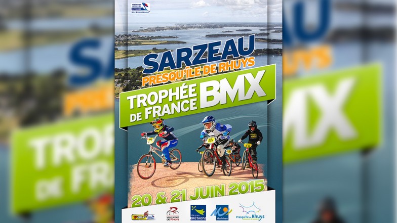 Affiche Trophée de France BMX Sarzeau 2015